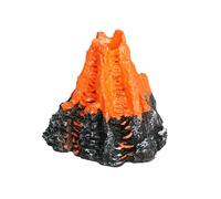 Vdaxvme Realistics Volcano Aquariums Rock Simulation VolcanoFish Tanks Decoration for Vivid Fish Environment Realistic Mountain Decoration