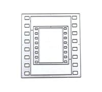 Vdaxvme Rectangular Frame Metal Cutting Die Stencils Embossing Template For Card Making Journaling Decorations