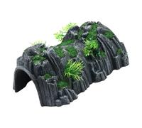 Vdaxvme Resins Hideaways Fish Tanks Landscaping Decoration Platform Turtles Tortoises Basking For Pet Lover Ensures Comfortable