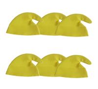 [Vdaxvme] Set of 6 Colorful Elf Party Hats for Christmas