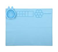 Vdaxvme Silicone Art Mat with Cleaning Cup, Palette for Mixing Paints, Drawing Lessons, School, Art Supplies, Silicone Painting for Kids