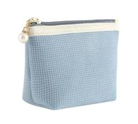 Vdaxvme Soft and Makeup Bag Conveniently Organize Your Beauty Products for Travel and Daily Use Business Trips, Blue, lipstick bag, Mass Beauty
