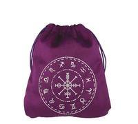 Vdaxvme Soft Tarots Storage Bag Board Game Card Drawstring Oracles Runes Holder Travel Gift Jewelry Pouches Soft Tarots Portable Dices Holder Organizers Drawstring