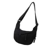 Vdaxvme Spacious Messenger Bag for Men and Women for Daily Coming to Work Student School Canvas Shoulder Bag Fits Textbooks and Accessories Canvas, black