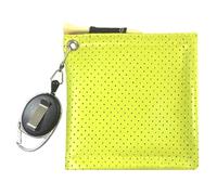 Vdaxvme Square Golf Ball Cleaning Cloth with Retractable Keychain Buckle, Club Head Cleaner, Wipe, Durable, Portable, Clean Towel with Retractable Keychain