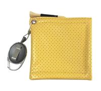 Vdaxvme Square Golf Ball Cleaning Cloth with Retractable Keychain Buckle, Club Head Cleaner, Wipe, Durable, Portable, Clean Towel with Retractable Keychain