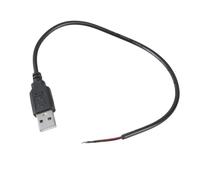 Vdaxvme Straight Head USB To 2pin Bare Wire Open End Power Cord Portable USB Male Plug Pigtail Extension Cable 22AWG