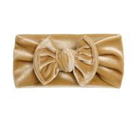 Vdaxvme Stretchy Soft Velvets Headbands with Hair Bows Head Wrap Hair Accessories For Newborn Baby Girls Infant