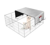 Vdaxvme Strong 210D Oxford Dog Cage Roof Cover Featuring Sun Block and Rain Discouraging Design for Secure Pet Containment Outdoor Dog Pen Shade Cover