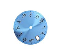 Vdaxvme Stylish Arabic Numeral Watch Dials for Movement Enthusiasts Multiple Color Option 28.5mm Diameter Movement Accessories, light blue