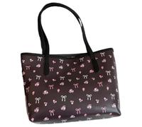 Vdaxvme Stylish Shoulder Bag with Bow for Women Combining Style and Functionality for Campus Activities and Leisure Travel Handbag, c