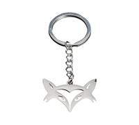 Vdaxvme Stylish Silver Animal Keychain Charm Lightweight Hanging Ornament For Everyday Use Or Thoughtful Friend Present Creative Keychain For Women