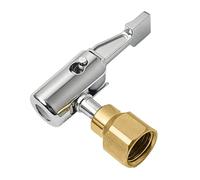 Vdaxvme Suitable for double wheels, tyre inflator chuck with securely lockable air valves, suitable for heavy duty trucks, air chuck for inner and outer truck tyres