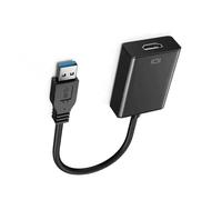 Vdaxvme The USB 3.0 to video adapter offers a 1080P output and an adapter with simple plug and play functionality