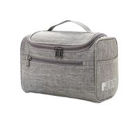 Vdaxvme Toiletry Necessaries Organizing Bag Portable Travel Cosmetic Case Large Capacity Handbag Make Up Storage Case Stor, Gray, Mass Beauty