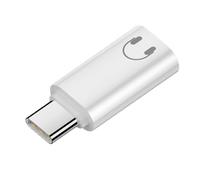 Vdaxvme USB C to 8 Pin Earphone, Type C Male to 8 Pin Female Adapter for Phone Pad Earphone Only Headphone Adapter for Phone