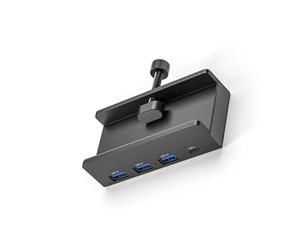 Vdaxvme USB3.0 HUBs External Clip-type Splitter Adapter Desktop Laptop Wire Multiple Port Dock Station Type C Clip HUBs Power USB Dock Adapter
