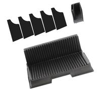 Vdaxvme Vertical Printer with Removable Tool Tray and 5 Adjustable Acrylic Sheet Dividers Sheet Storage Solution