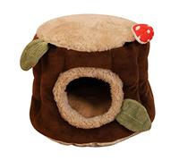 Vdaxvme Warm Bird Nest Winter Bed House Snuggle Hanging Hammock Cage Tent Plush Hideaway for Cockatiel Hamster Small Animal Hamster Bed House Winter Warm Bird Nest Hammock Snuggle