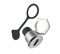 Vdaxvme Water Resistant USB 3.0 Female Adapter For Panel Mount 5Gbps Transfer Speed Heat Dissipation Design For Server PC. Use Waterproof USB A Female