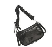 [Vdaxvme] Watercolor Style Sweet Shoulder Bag Adjustable Strap PU Arm Pit Bag Fashion Casual Crossbody Wallet Japanese Handbag for Women, a