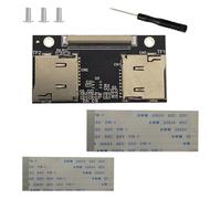 Vdaxvme ZIFs Adapter Card for Industrial Control Devices and Soft Routers Cost-Effective Storage with Anti Interference Double Satas Adapters
