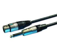 Vdc - Neutrik 6.35mm (1/4") Mono Jack Plug To 3 Pin Xlr Socket Lead, 3M Black