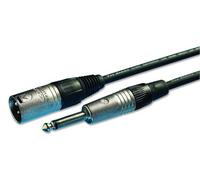 Vdc - Neutrik 6.35mm (1/4") Mono Jack To 3 Pin Xlr Plug To Plug Lead, 5M Black