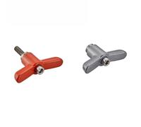 VDCVADKYE Adjustable Clamping Lever Handle， 2pcs Adjustable Clamping Lever Handle 45mm M4 M5 M6 Male Female Threads Gear Teeth(M4*20 Male)