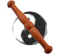 VDCVADKYE Tai Chi Qigong Ruler, Traditional Chinese Tai Chi Ruler Stick Solid Wood 33x4.5cm For Tai Chi Qigong Martial Arts Exercise(B)