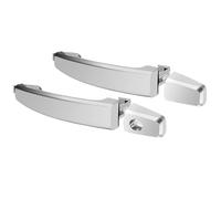 VDCXSE Outer Door Handle Shell Silver/Black Outer Door Handle for Captiva CG 2006 2007 2008 2009 2010 2011 2012 2013 2014 2015 2016 2017 2018 Replace