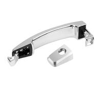 VDCXSE Outer Door Handle Shell Silver/Black Outer Door Handle for Captiva CG 2006 2007 2008 2009 2010 2011 2012 2013 2014 2015 2016 2017 2018 Replace