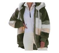 VDDTAGAM Black Zip Up Hoodie Women Winter Jackets For Women 2025 Sweater Coats For Women Fuzzy Hoodie Zip Up Hoodie Women Womens Jackets Winter Ropa De Invierno Para Mujer Winter Coat (Army Green,XL)