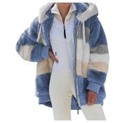 VDDTAGAM Fall Jacket Women Winter Coat Zip Up Hoodie Coat For Women Ropa De Invierno Para Mujer Womens Hoodies Zip Up Winter Coats For Women 2024 Women Hoodies Fleece Cardigans For Wom(Blue,4XL)