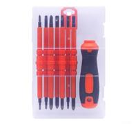 VDE Insulated Screwdriver Set 8pcs 1000V Magnetic Bits, Chrome Vanadium Steel Electrical Repair Tools with Case for Home Maintenance