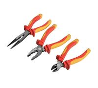 VDE Pliers Set with Pouch, 3 Piece