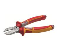 VDE Side Cutter, 190 Mm, Cutting Stripping Crimping Bending Shortening, NWS
