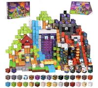 Vdealen 300 PCS Magnetic Blocks-Building Blocks, Stacking Magnet Cubes Toy for Kids, STEM Montessori Sensory Toys for Boys and Girls Age 3 4 5 6 7 8 9 10 11 12 Christmas Birthday Gift