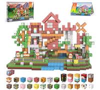 Vdealen 300 PCS Magnetic Blocks-Building Blocks, Stacking Magnet Cubes Toy for Kids, STEM Montessori Sensory Toys for Boys and Girls Age 3 4 5 6 7 8 9 10 11 12 Christmas Birthday Gift