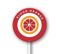 Vdenvileye Aluminum Blood Orange Signs Yard Sign with Stake for Garden Fruits Garden Label Stakes Plant Markers for Outdoor Plants Waterproof 9.2x9.2 inch