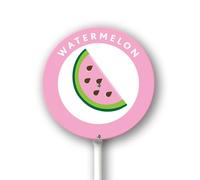 Vdenvileye Aluminum Watermelon Signs Yard Sign with Stake for Garden Fruits Garden Label Stakes Plant Markers for Outdoor Plants Waterproof 9.2x9.2 inch