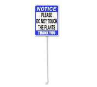 Vdenvileye Hello Spring Yard Sign with Stake 17.5x22cm Rustproof Aluminum Lawn Decorations Sign for Outdoor Road Street Garden Decor (Style 3)