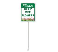 Vdenvileye Hello Spring Yard Sign with Stake 20x30cm Rustproof Aluminum Lawn Decorations Sign for Outdoor Road Street Garden Decor (Style 4)