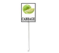 Vdenvileye Vegetable Signs Garden Pile 17.5x22cm Cabbage Yard Sign Vegetable Garden Label Pile Plant Marker Outdoor Plant Waterproof and Durable