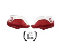 VDFNGFD 1 Pair Motorcycle Handguards Compatible With 400GT 650GT 800MT 650MT 400MT Accessories Handlebar Hand Guards Protectors(Red Clear Set)
