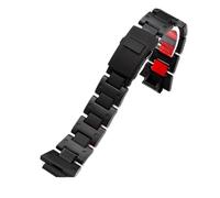 VDFNGFD 18mm Compatible With Casio Watch 3516 DW-H5600MB Modified Composite Plastic Steel Band Lightweight Bracelet Men(Black red strap only)