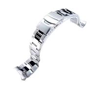 VDFNGFD 22mm Compatible With Seiko Nh35 Solid 316L Stainless Steel Watch Bracelet Screw Fixing Chain Section 3 Micro Men's Strap