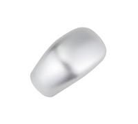 VDFNGFD Carbon Fiber Car Gear Lever Head Shift Knob Cover Trim Compatible with Nissan Kicks 2017 2022 Accessories(Sliver)