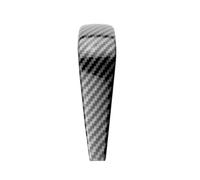 VDFNGFD Carbon Fiber Decoration Cover Car Gear Shift Knob Sticker Trim Compatible with BMW 3 Series E87 E90 E91 E92 E93 E84 2006-2012 Accessories(Black)