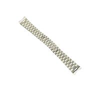 VDFNGFD Compatible With 2,5pcs Bracelet Glide Lock Clasp 904L Solid Stainless Steel Strap Brushed Polished Oyster Folding Buckle(Silver,20MM_5 PIECES)